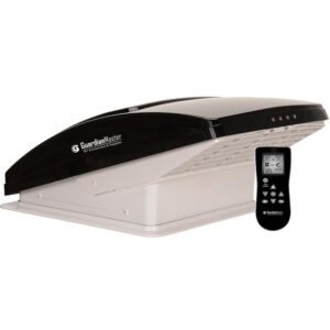 GuardianMaster Deluxe Ventilating Exhaust Fan System - All-in-One with Remote Control, Built-In Rain Cover & Vent Shield