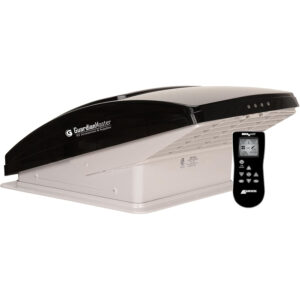 GuardianMaster Deluxe Vent, Fan and Vent Cover All in One with Built-in Rain Cover, Remote Control